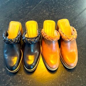 Berndardo Leather Mules/Clogs